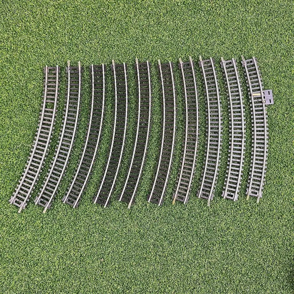 Vintage Model Train Curved Tracks HO Scale Railway Layout